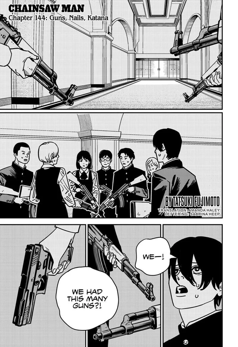 Chapter 144 (Guns, Nails, Katana) image 1