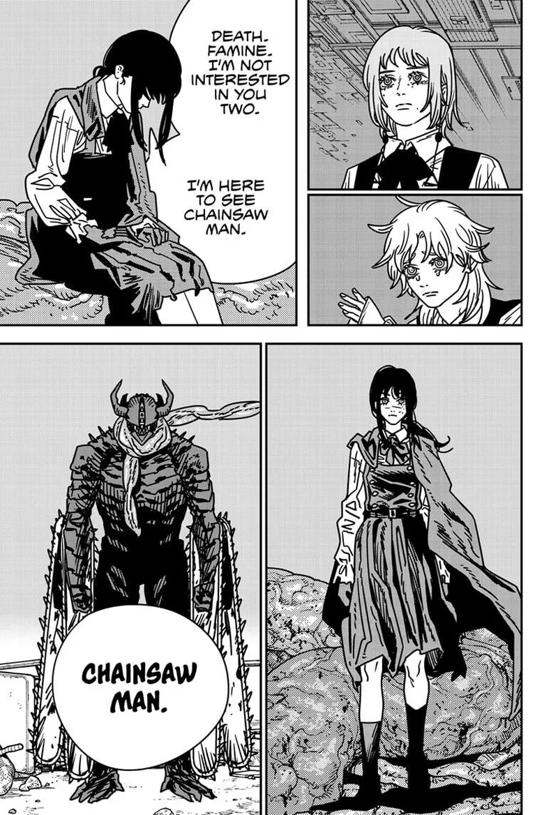 Chainsaw Man Manga Chapter 215 page 6 - Declaration of War scene