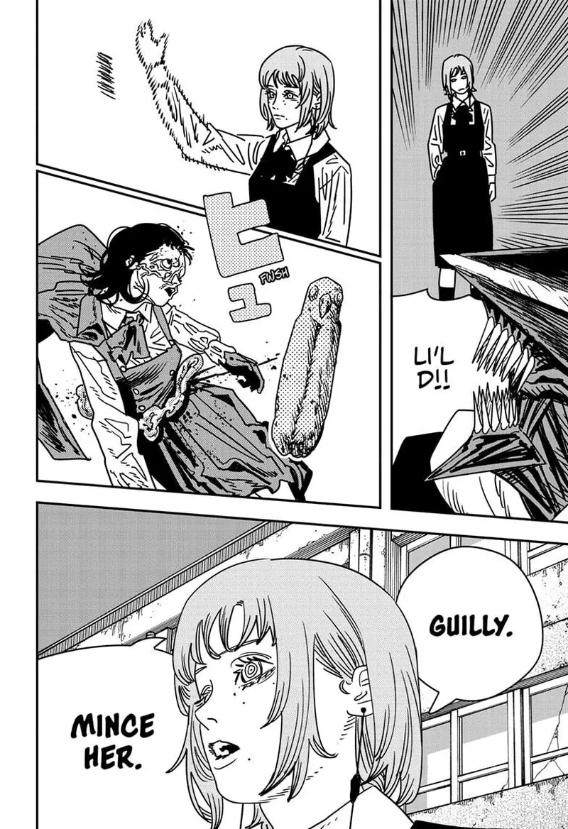 Chainsaw Man Manga Chapter 218 page 11 - Eat Me scene