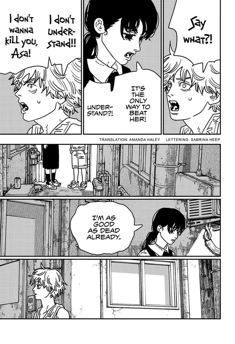 Chainsaw Man Manga Chapter 218 page 2 - Eat Me scene