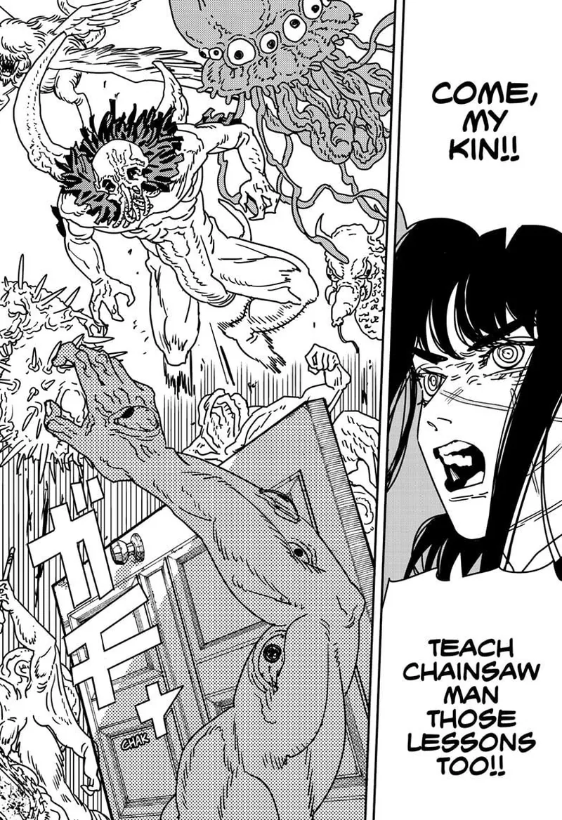 Chainsaw Man Manga Chapter 220 page 8 - Bonds and Michigan scene