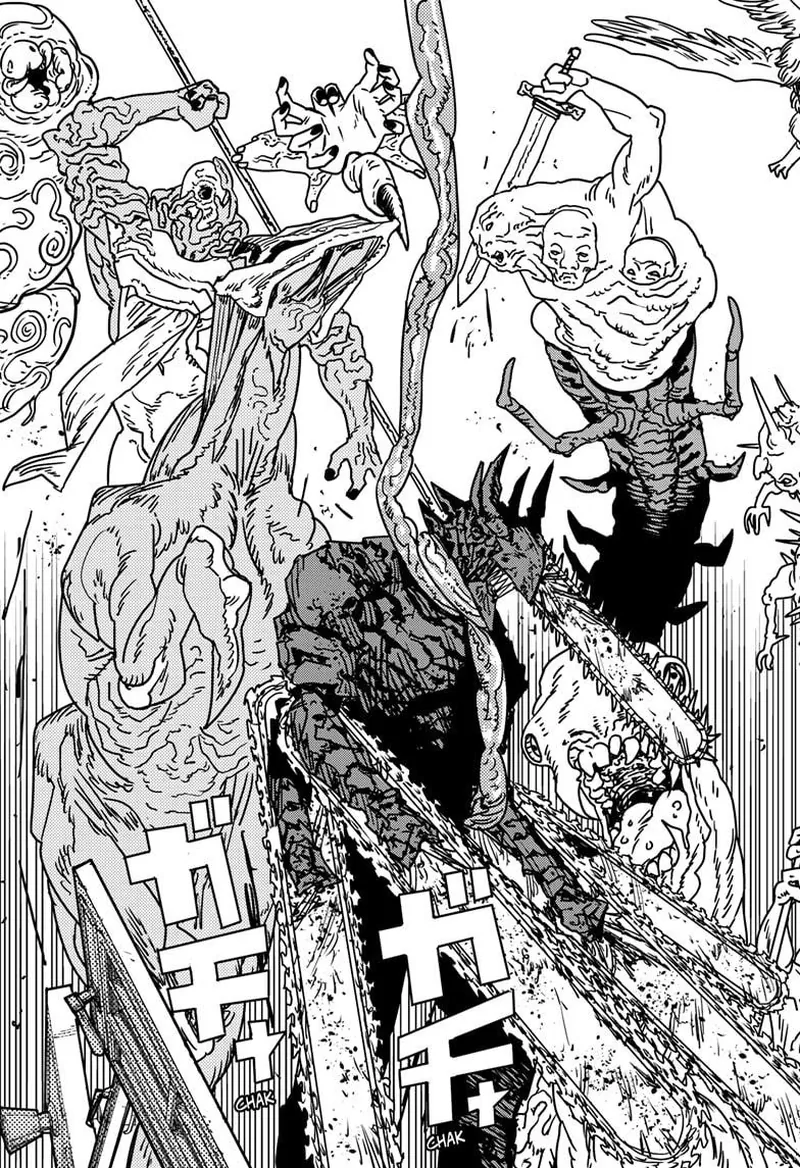 Chainsaw Man Manga Chapter 220 page 9 - Bonds and Michigan scene