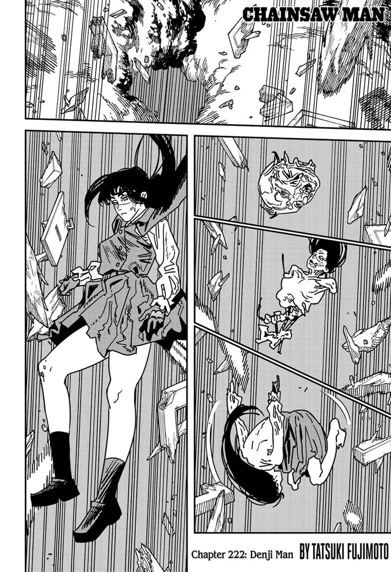 Chainsaw Man Manga Chapter 222 page 1 - Denji Man scene