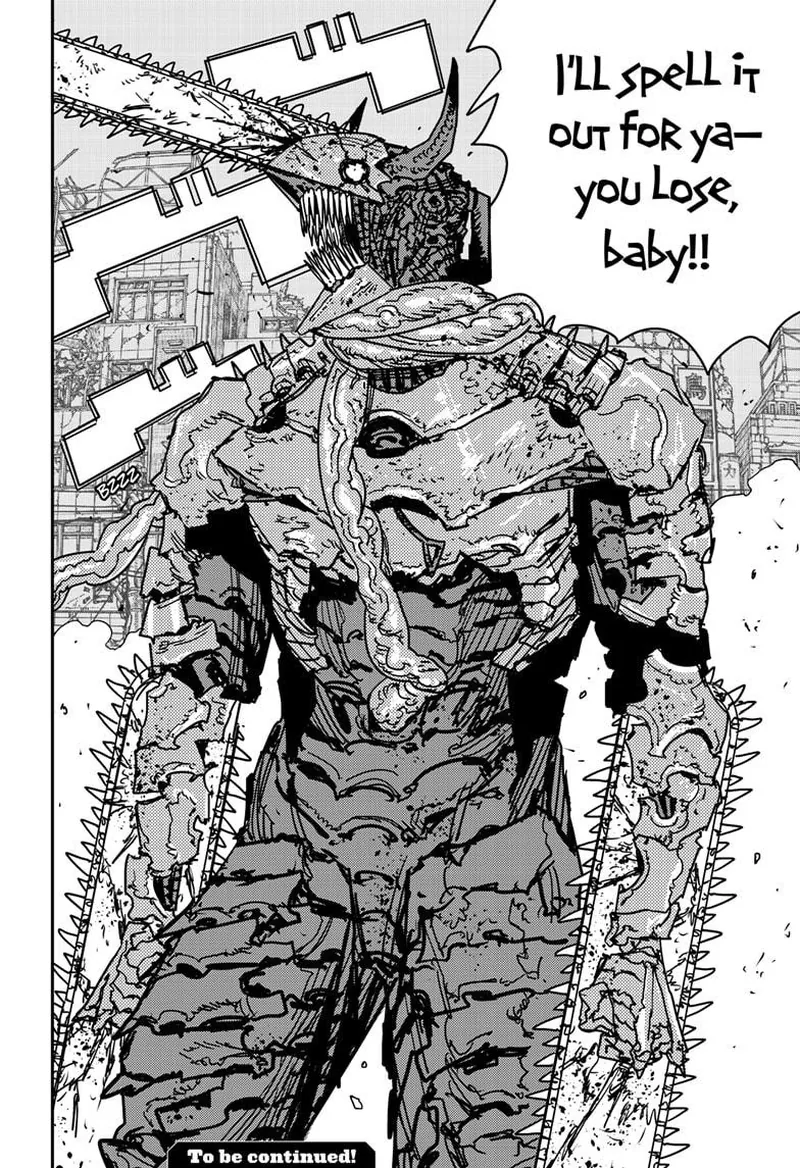 Chainsaw Man Manga Chapter 222 page 15 - Denji Man scene