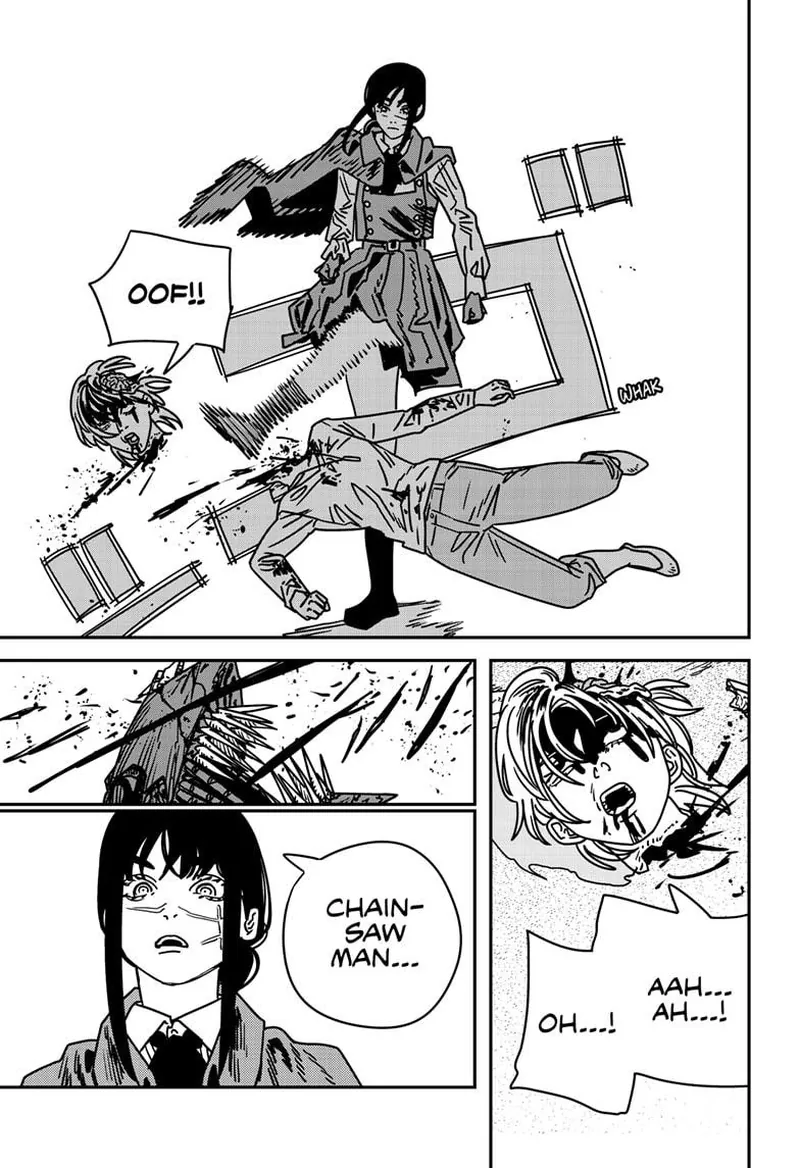 Chainsaw Man Manga Chapter 222 page 8 - Denji Man scene