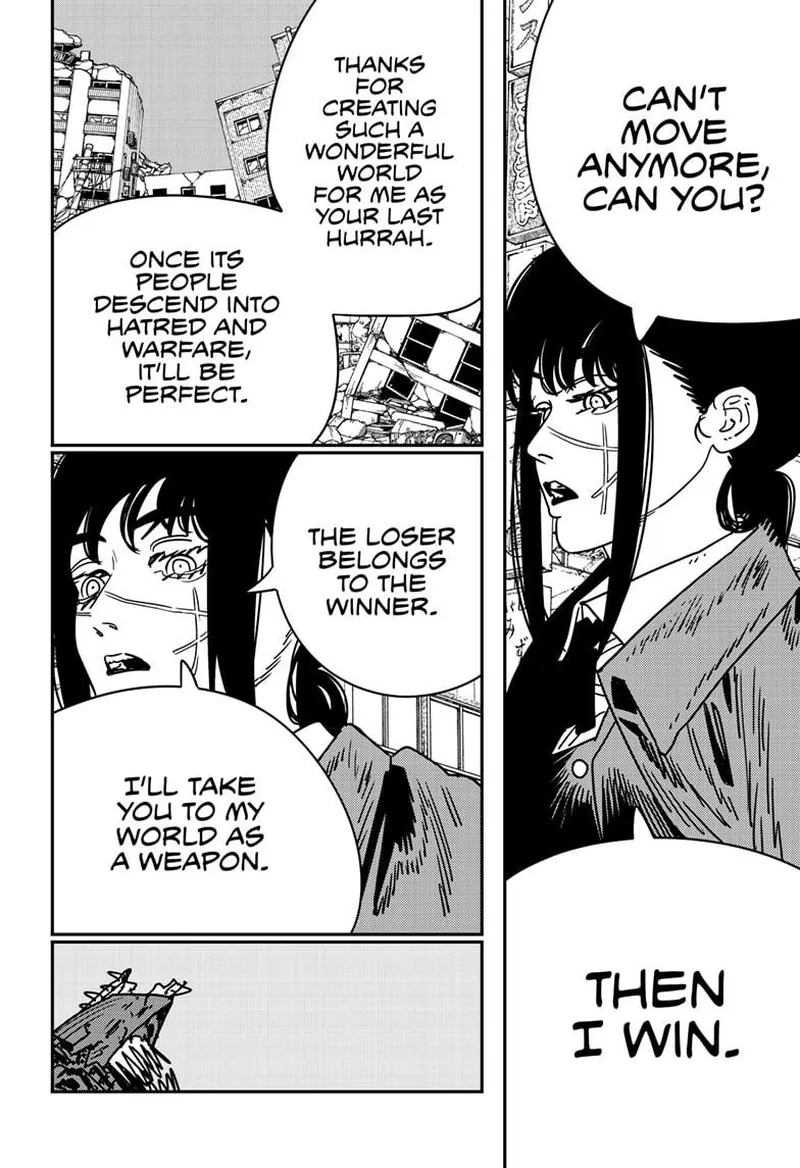 Chainsaw Man Manga Chapter 222 page 9 - Denji Man scene